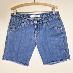 Hudson Women's Denim Bermuda Cutoff Shorts